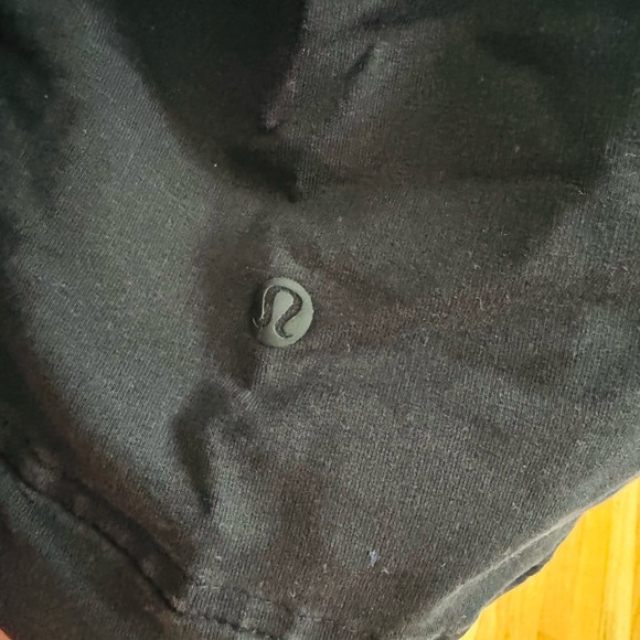 Lululemon Belle Wrap Asymmetrical Jacket Black French Terry Cardigan Size Dot 8 - Picture 12 of 16